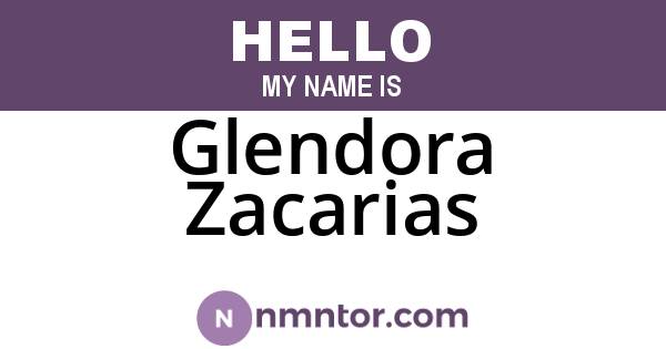 Glendora Zacarias