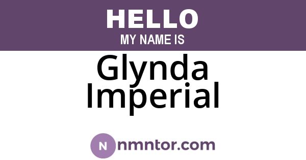 Glynda Imperial