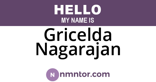 Gricelda Nagarajan