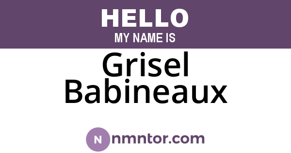 Grisel Babineaux