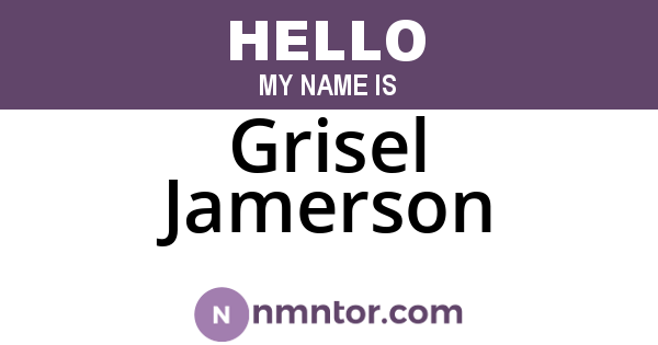 Grisel Jamerson