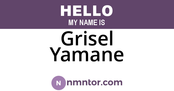 Grisel Yamane