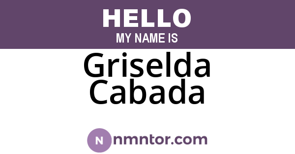 Griselda Cabada
