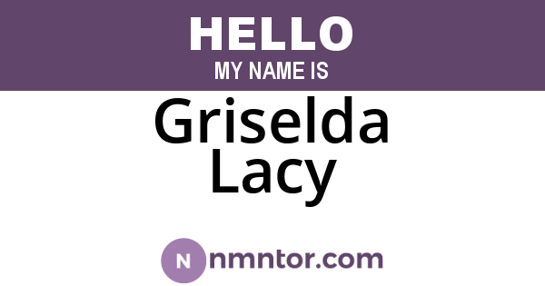 Griselda Lacy