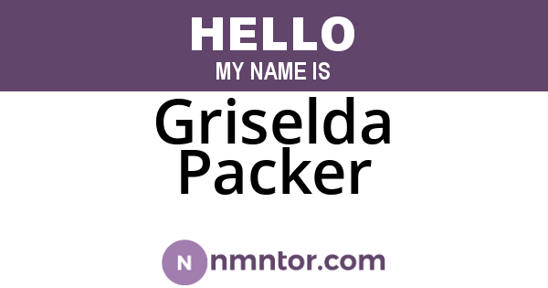 Griselda Packer