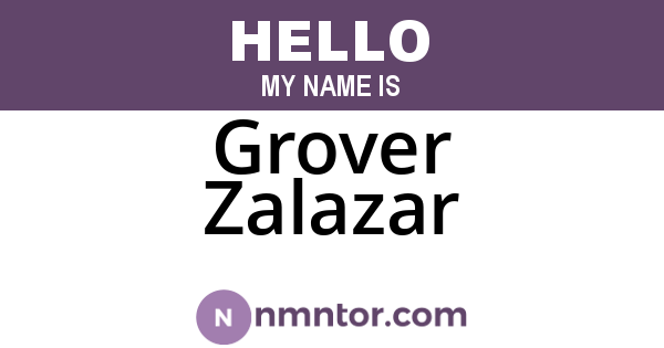 Grover Zalazar