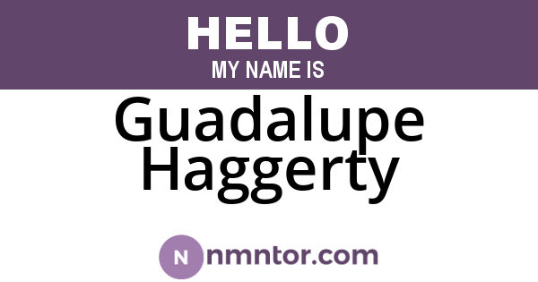 Guadalupe Haggerty