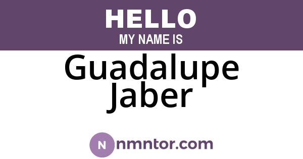 Guadalupe Jaber