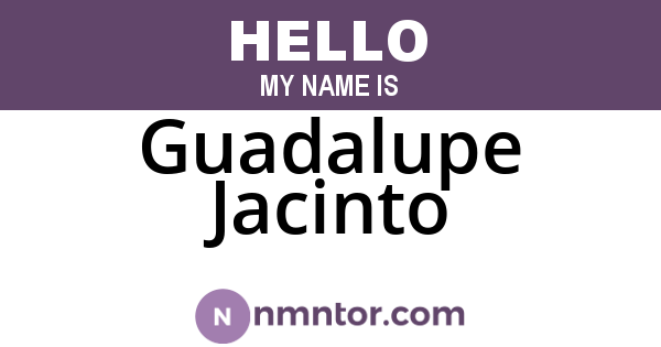 Guadalupe Jacinto