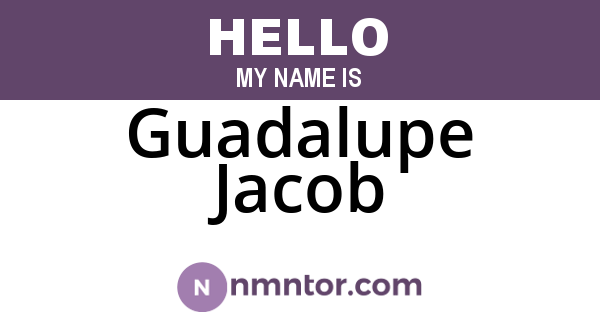 Guadalupe Jacob