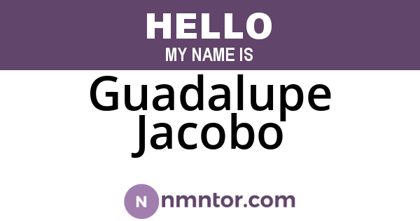 Guadalupe Jacobo