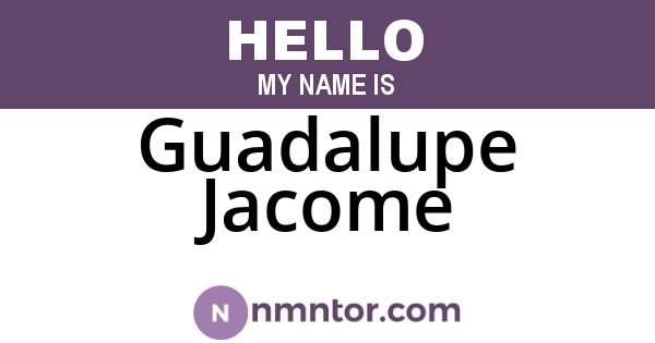 Guadalupe Jacome