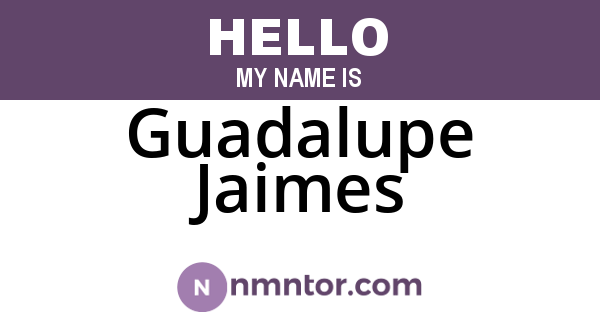 Guadalupe Jaimes