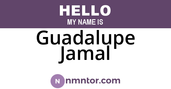 Guadalupe Jamal