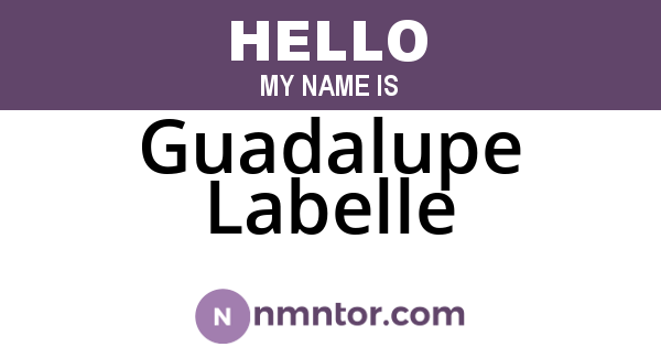 Guadalupe Labelle