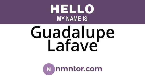 Guadalupe Lafave