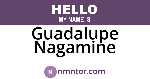 Guadalupe Nagamine