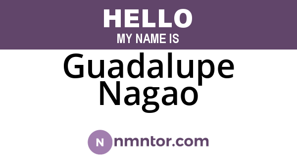 Guadalupe Nagao