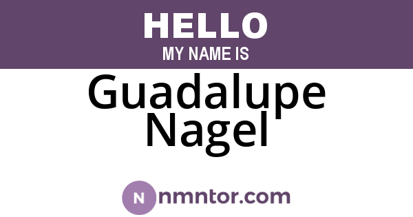 Guadalupe Nagel