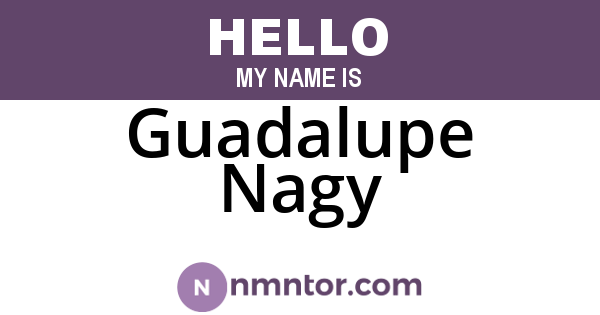 Guadalupe Nagy