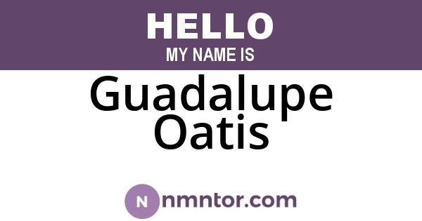 Guadalupe Oatis