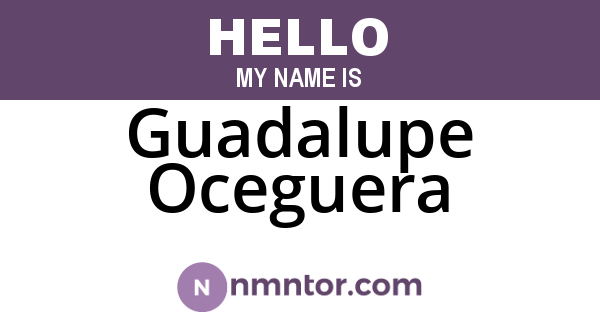 Guadalupe Oceguera