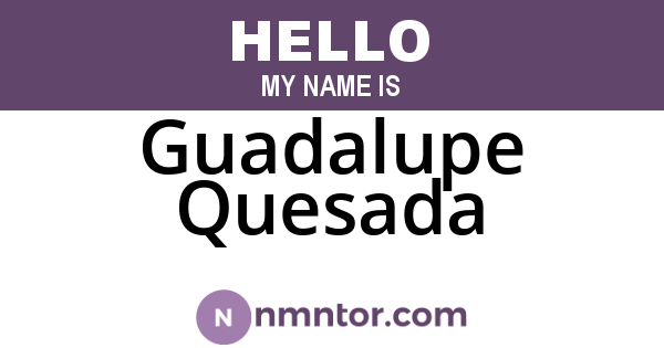 Guadalupe Quesada