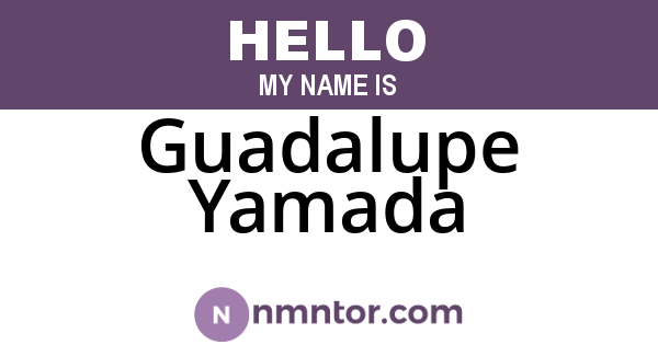 Guadalupe Yamada