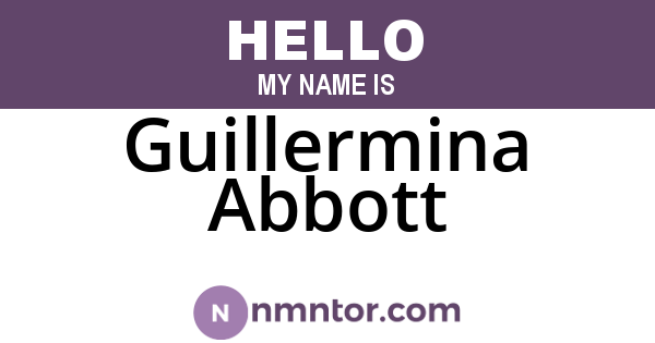 Guillermina Abbott