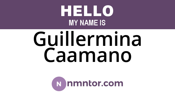 Guillermina Caamano
