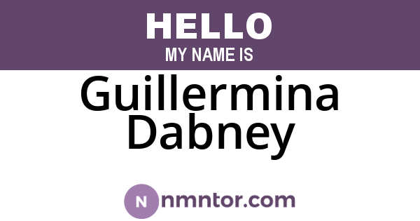 Guillermina Dabney