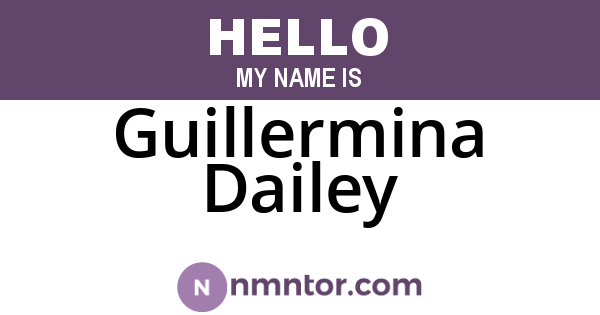 Guillermina Dailey
