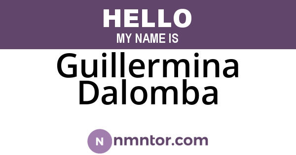Guillermina Dalomba
