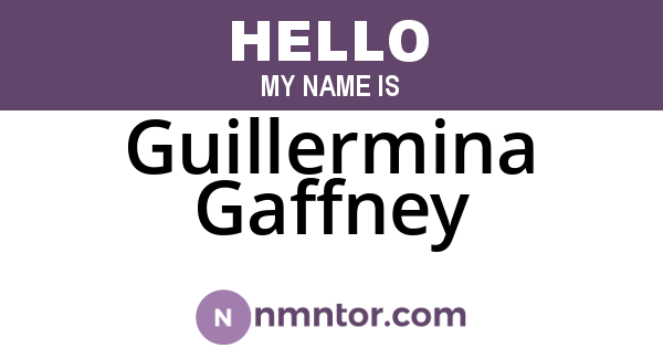 Guillermina Gaffney
