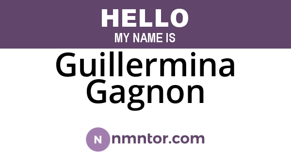 Guillermina Gagnon