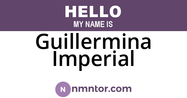 Guillermina Imperial
