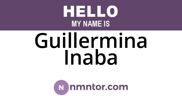 Guillermina Inaba