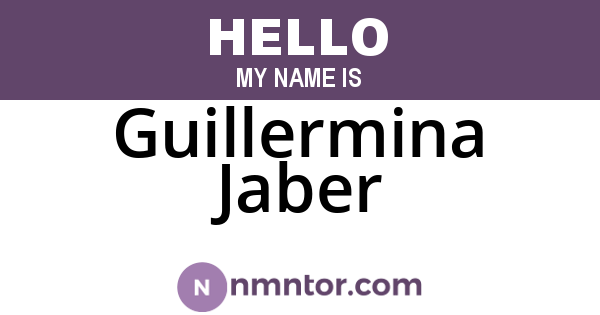 Guillermina Jaber