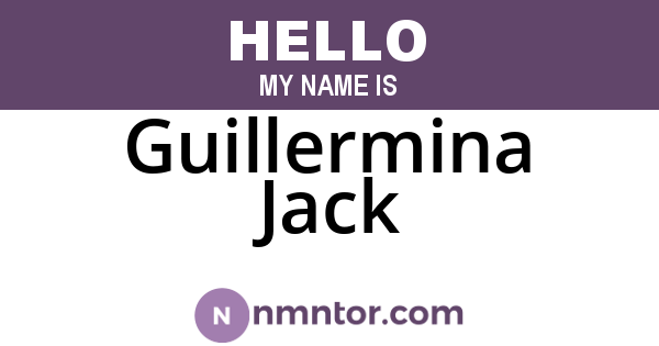 Guillermina Jack