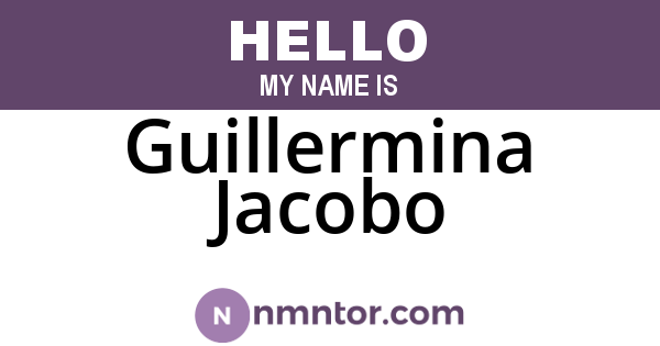 Guillermina Jacobo