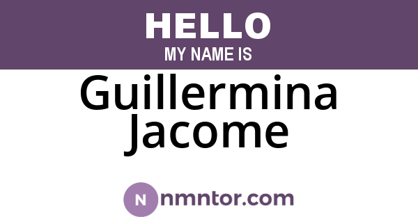 Guillermina Jacome