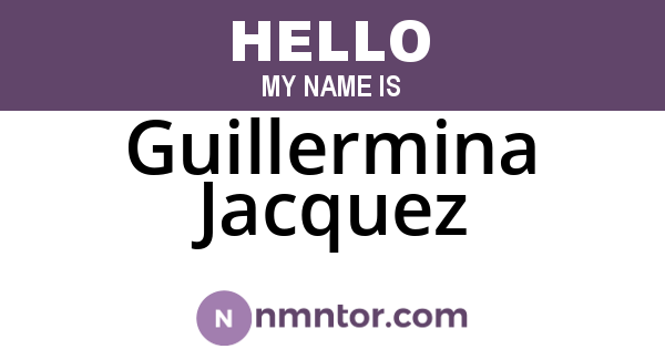 Guillermina Jacquez