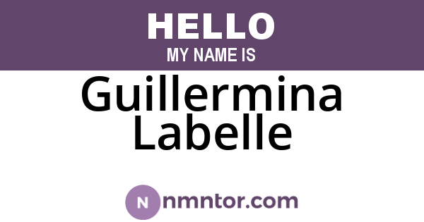 Guillermina Labelle