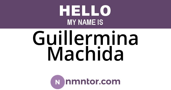 Guillermina Machida