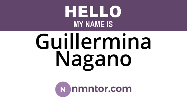 Guillermina Nagano