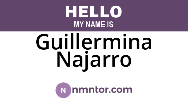 Guillermina Najarro