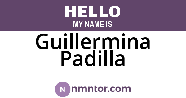 Guillermina Padilla