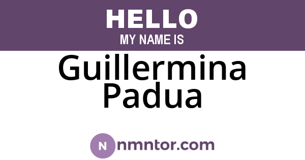 Guillermina Padua