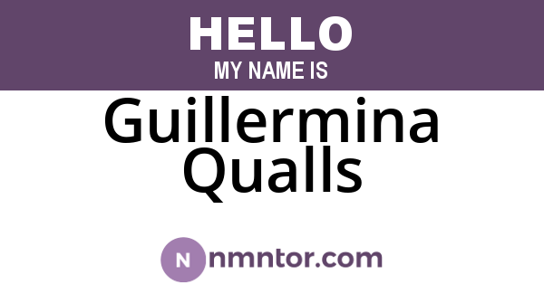 Guillermina Qualls