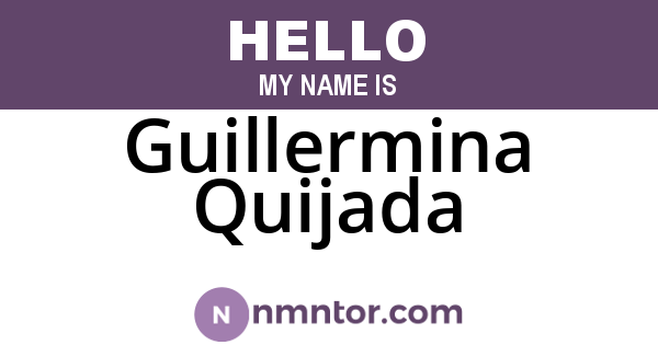 Guillermina Quijada